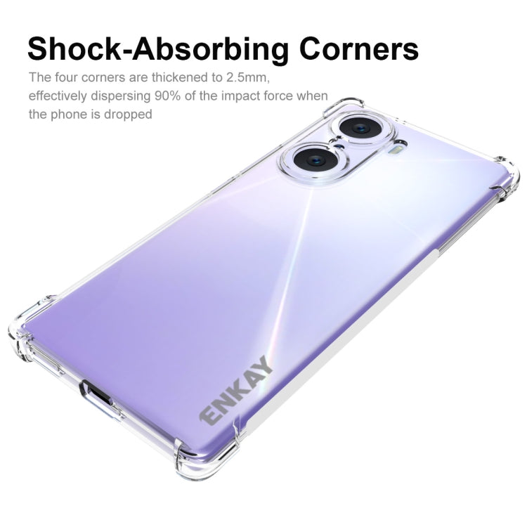 ENKAY Transparent TPU Shockproof Case, For Honor 60, For Honor 60 SE, For Honor 60 Pro