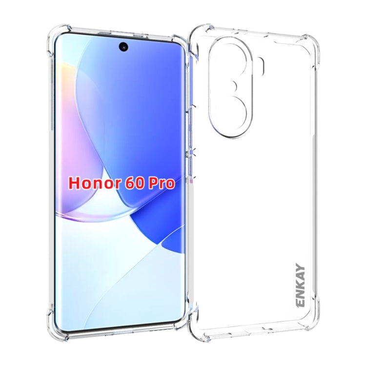 ENKAY Transparent TPU Shockproof Case, For Honor 60, For Honor 60 SE, For Honor 60 Pro