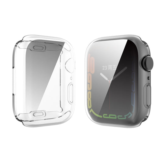 Pour Apple Watch Series 9 / 8 / 7 41 mm Coque TPU Transparente ENKAY Hat-Prince, Pour Apple Watch Series 9 / 8 / 7 41 mm, Pour Apple Watch Series 8 / 7 45 mm