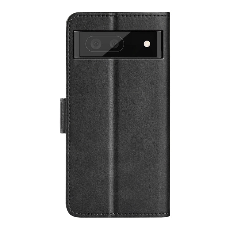 For Google Pixel 6a Dual-side Magnetic Buckle Leather Phone Case, For Google Pixel 6a