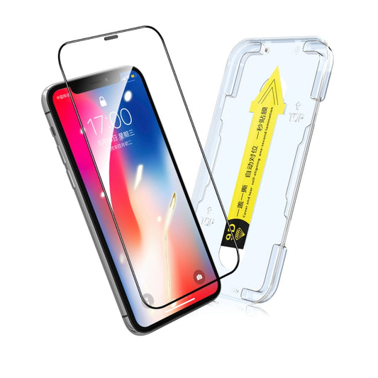 Film en Verre Trempé ENKAY Quick Stick, Pour iPhone 11 Pro / X / XS, Pour iPhone 11 / XR, Pour iPhone 11 Pro Max / XS Max