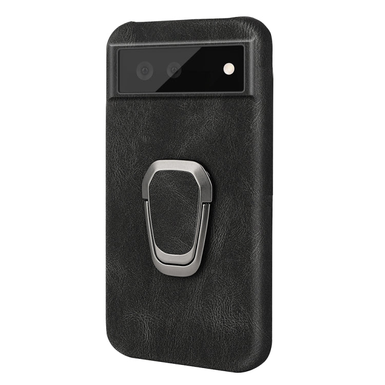 For Google Pixel 6 Ring Holder PU Phone Case, For Google Pixel 6