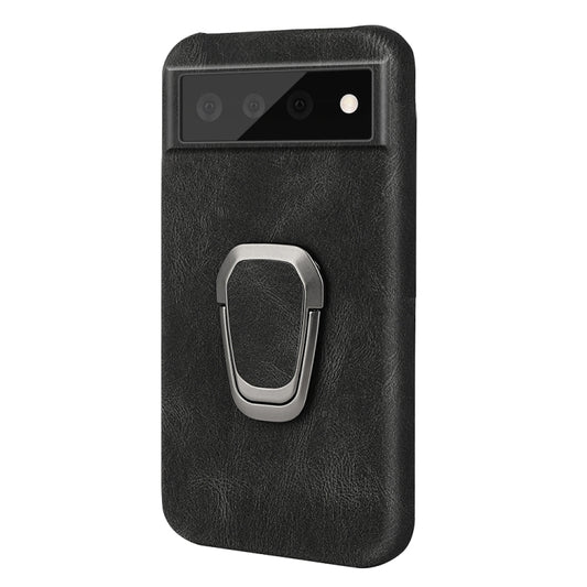 For Google Pixel 6 Pro Ring Holder PU Phone Case, For Google Pixel 6 Pro