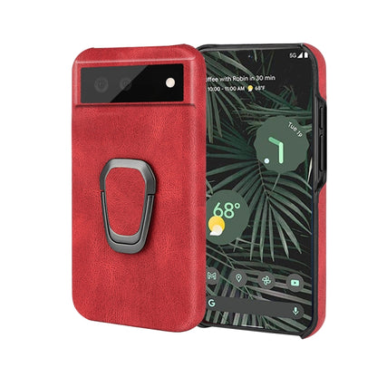 For Google Pixel 6 Pro Ring Holder PU Phone Case, For Google Pixel 6 Pro