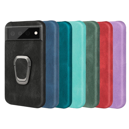 For Google Pixel 6 Pro Ring Holder PU Phone Case, For Google Pixel 6 Pro
