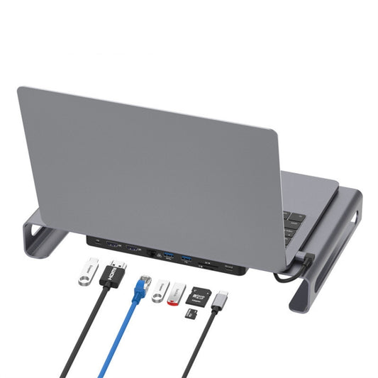 Adaptateur HUB de station d'accueil USB-C multifonction 9-en-1