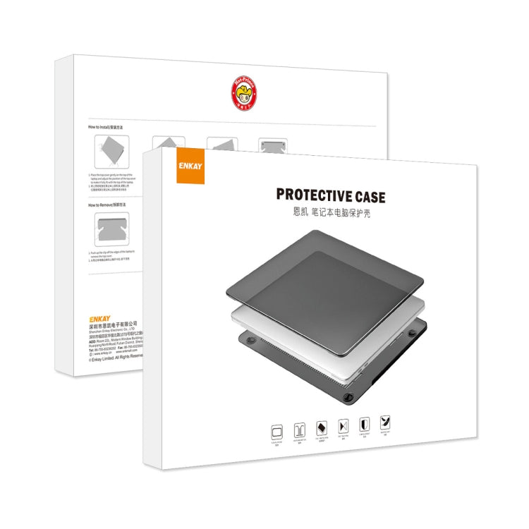 ENKAY Hat-Prince Streamer Series Laotop Protective Crystal Case For MacBook Air 13.3 inch A1932 2018, For MacBook Air 13.3 inch A1932 2018