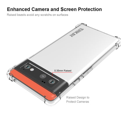 ENKAY Transparent TPU Shockproof Case, For Google Pixel 6, For Google Pixel 6 Pro