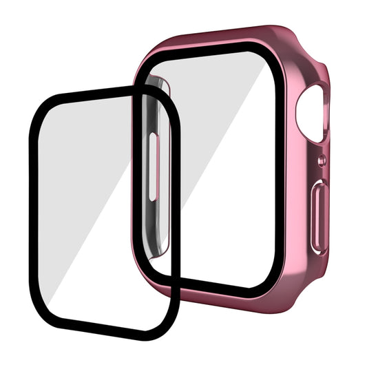 ENKAY Hat-Prince 2 en 1 cadre PC + coque en verre trempé 9H, pour Apple Watch Series 8 / 7 41 mm, pour Apple Watch Series 8 / 7 45 mm