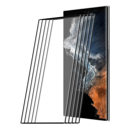 For Samsung Galaxy S22 Ultra ENKAY 3D Curved Explosion-proof Full Heat Bending Tempered Glass Film, 1pc, 2pcs, 5pcs
