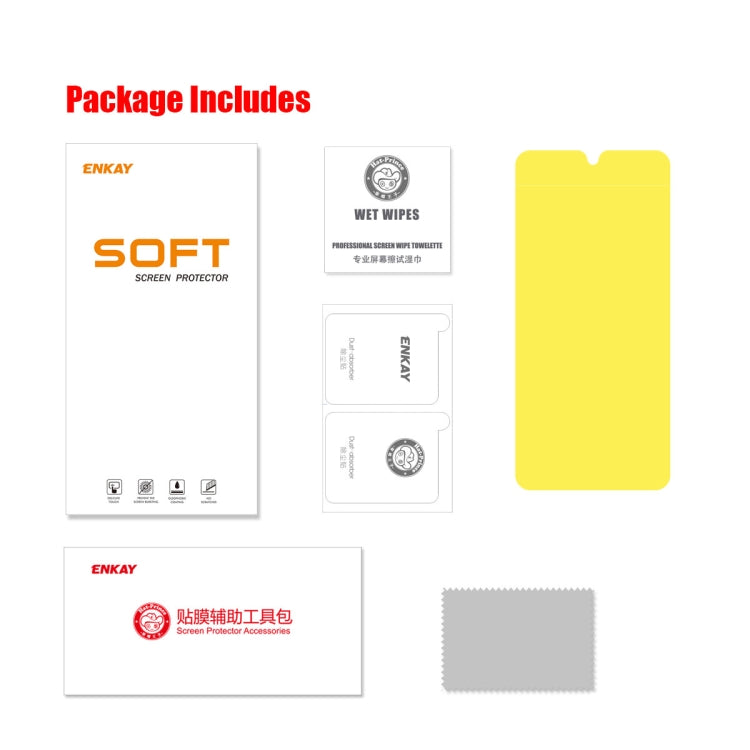 For Samsung Galaxy S22 5G ENKAY Explosion-proof Soft Hydrogel Full Film, 1pc, 2pcs, 5pcs, 10pcs