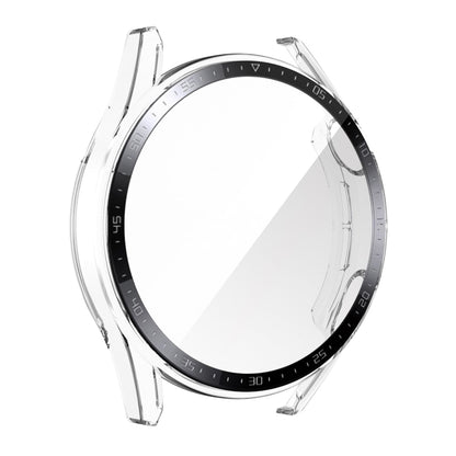 For Huawei Watch GT 3 46mm ENKAY PC Frame + Tempered Glass Protector Case With Scale