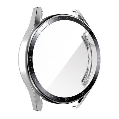 For Huawei Watch GT 3 46mm ENKAY PC Frame + Tempered Glass Protector Case With Scale