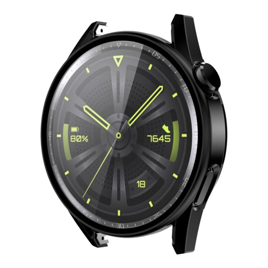 Pour Huawei Watch GT 3 46mm ENKAY Coque Cadre PC Mat + Protecteur en Verre Trempé