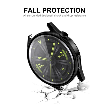 For Huawei Watch GT 3 46mm ENKAY Matte PC Frame + Tempered Glass Protector Case