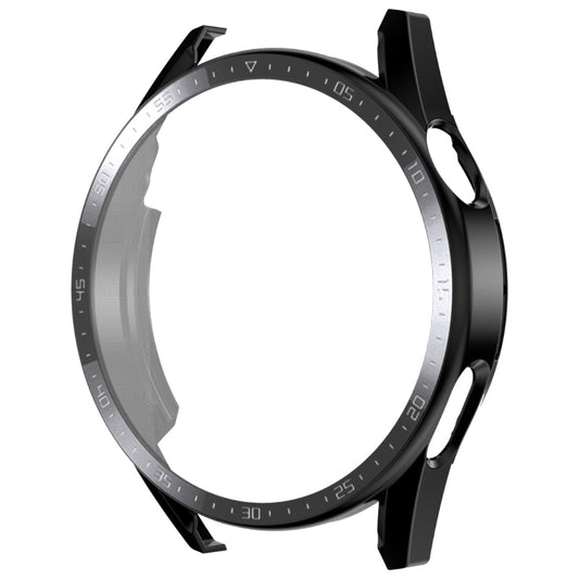 Pour Huawei Watch GT 3 46 mm ENKAY Coque de protection mate en PC + verre trempé avec échelle