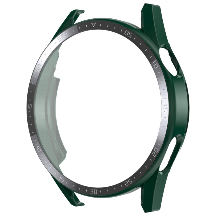For Huawei Watch GT 3 46mm ENKAY Matte PC Frame + Tempered Glass Protector Case With Scale