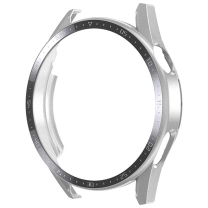 For Huawei Watch GT 3 46mm ENKAY Matte PC Frame + Tempered Glass Protector Case With Scale