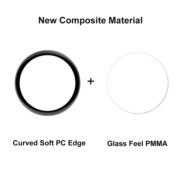 For Honor Watch GS 3 ENKAY Full Coverage Soft Curved PC Edge + PMMA HD Protector Film, 1 PC, 2 PCS, 5 PCS, 10 PCS
