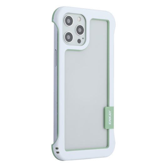 ENKAY Rahmenlose, hohle, stoßfeste PC-Hülle für iPhone 12 / 12 Pro, Für iPhone 12 / 12 Pro