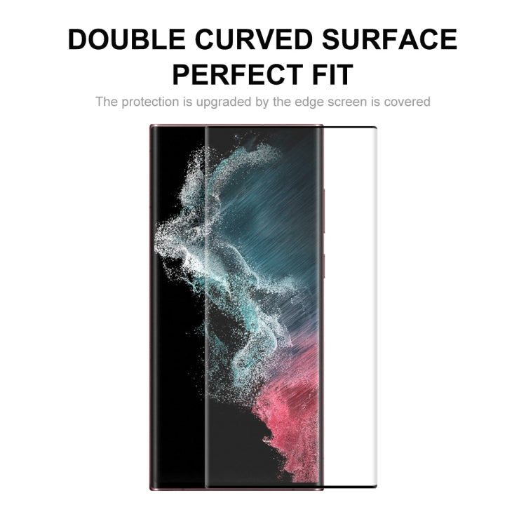 For Samsung Galaxy S22 Ultra ENKAY 3D Hot Bending Explosion-proof Full Tempered Glass Film, For Samsung Galaxy S22 Ultra(1pc), For Samsung Galaxy S22 Ultra(2pcs), For Samsung Galaxy S22 Ultra(5pcs)