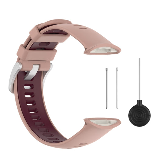 Silica Gel Mixed Color Sports Watch Strap, For Polar Vantage V2