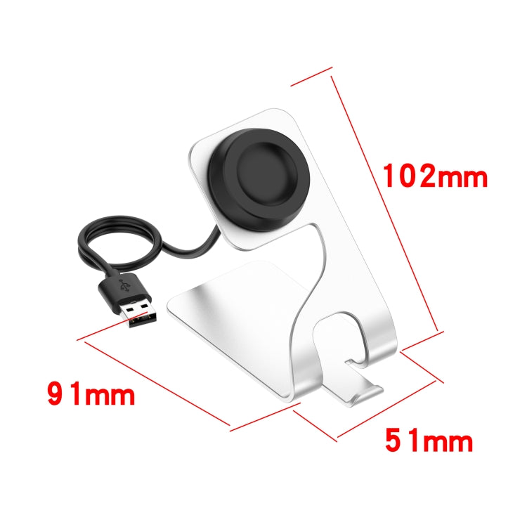 Rotatable Magnetic Metal Charging Base, For Huawe Watch D, For Huawei Watch GT3, For Huawei Watch 3, For Huawei Watch 3 Pro, For Huawei Watch GT Runner, For  Huawei Watch GT2 Pro, For Huawei Watch GT2 Pro ECG