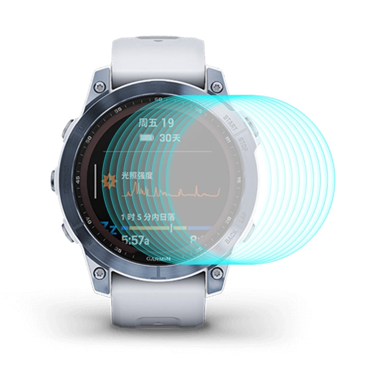 For Garmin Fenix 7 ENKAY 0.2mm 9H Tempered Glass Screen Protector Watch Film, 1 PC, 2 PCS, 5 PCS, 10 PCS