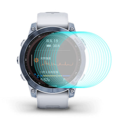 For Garmin Fenix 7 ENKAY 0.2mm 9H Tempered Glass Screen Protector Watch Film, 1 PC, 2 PCS, 5 PCS, 10 PCS