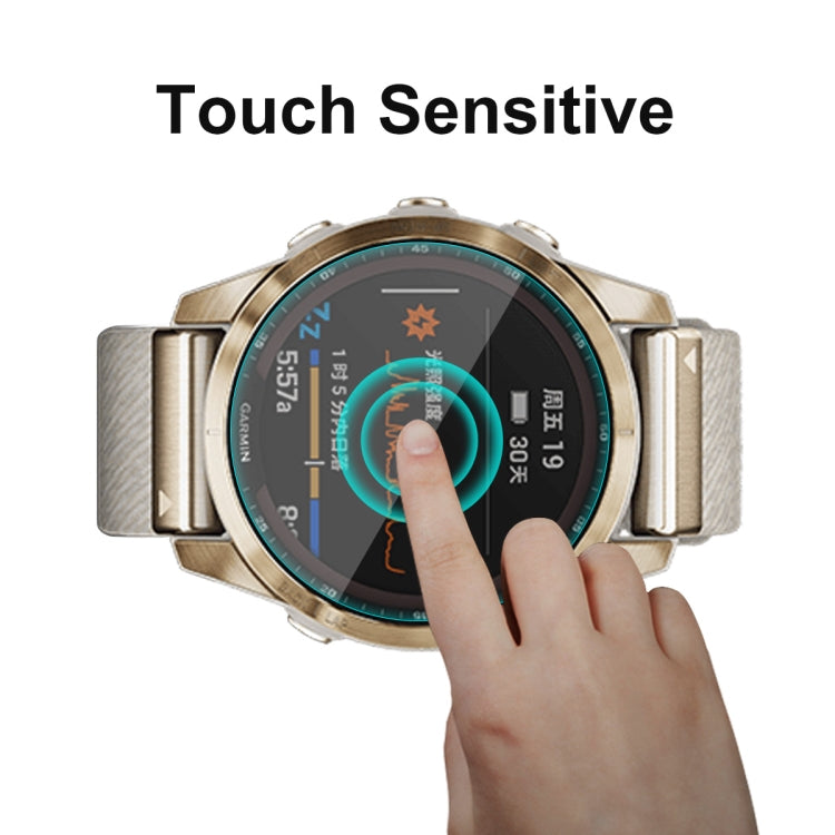 For Garmin Fenix 7S ENKAY 0.2mm 9H Tempered Glass Screen Protector Watch Film, 1 PC, 2 PCS, 5 PCS, 10 PCS