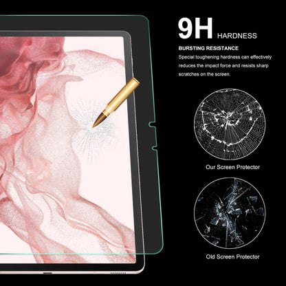 For Samsung Galaxy Tab S8 11.0 X700 / X706 ENKAY 0.33mm Explosion-proof Tempered Glass Film, 1 PCS, 2 PCS