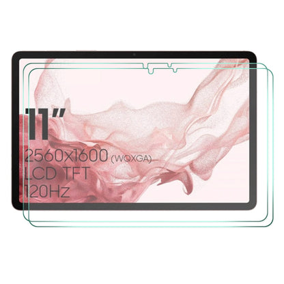 For Samsung Galaxy Tab S8 11.0 X700 / X706 ENKAY 0.33mm Explosion-proof Tempered Glass Film, 1 PCS, 2 PCS