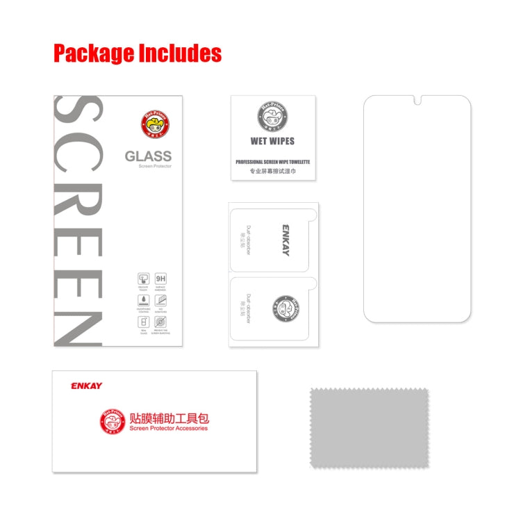 For Samsung Galaxy S22 5G ENKAY 0.2mm Tempered Glass Film, Support Fingerprint Unlock, For Samsung Galaxy S22 5G(1 PC), For Samsung Galaxy S22 5G(2pcs), For Samsung Galaxy S22 5G(5pcs), For Samsung Galaxy S22 5G(10pcs)