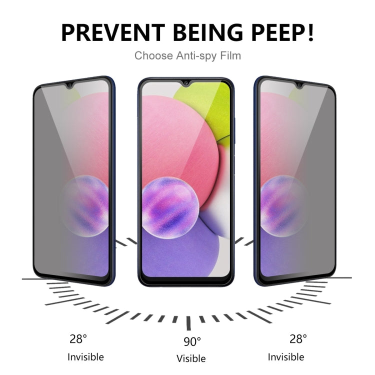 For Samsung Galaxy A03s ENKAY 28 Degree Anti-peeping Tempered Glass Full Screen Film, For Samsung Galaxy A03s(1 PC), For Samsung Galaxy A03s(2 PCS), For Samsung Galaxy A03s(5 PCS)