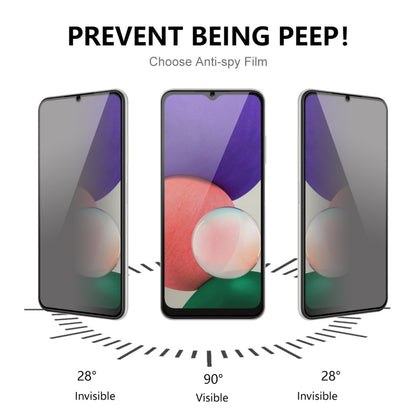 For Samsung Galaxy A22 5G ENKAY 28 Degree Anti-peeping Tempered Glass Full Screen Film, For Samsung Galaxy A22 5G(1 PC), For Samsung Galaxy A22 5G(2 PCS), For Samsung Galaxy A22 5G(5 PCS)