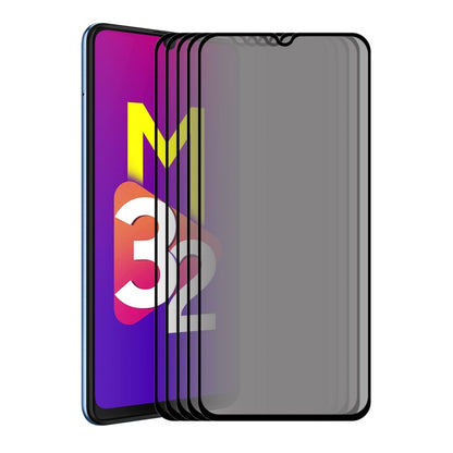 For Samsung Galaxy M32 5G ENKAY 28 Degree Anti-peeping Tempered Glass Full Screen Film, For Samsung Galaxy M32 5G(1 PC), For Samsung Galaxy M32 5G(2 PCS), For Samsung Galaxy M32 5G(5 PCS)