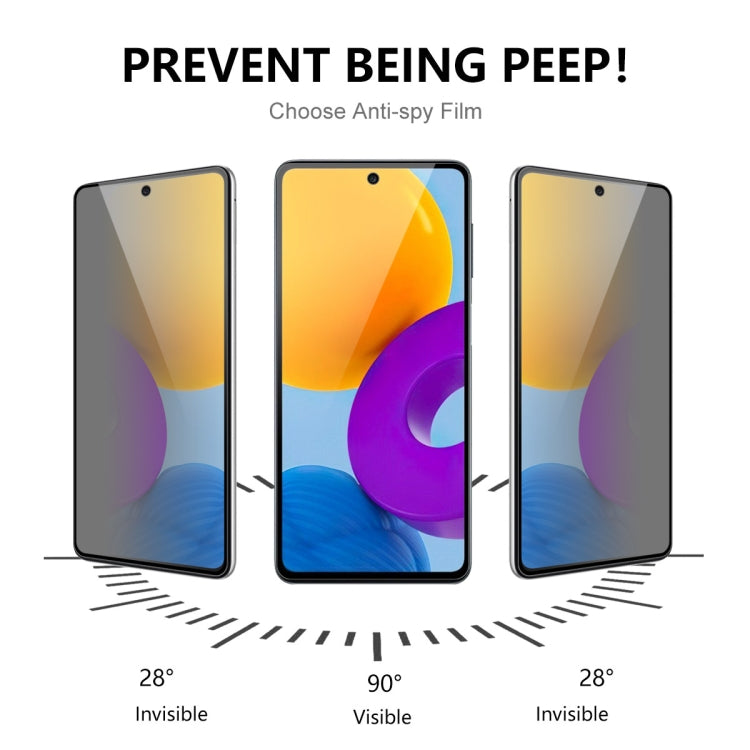 For Samsung Galaxy M52 5G ENKAY 28 Degree Anti-peeping Tempered Glass Full Screen Film, For Samsung Galaxy M52 5G(1 PC), For Samsung Galaxy M52 5G(2 PCS), For Samsung Galaxy M52 5G(5 PCS)