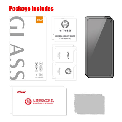 For Samsung Galaxy F52 5G / G62 / M62 ENKAY 28 Degree Anti-peeping Tempered Glass Full Film, For Samsung Galaxy F52 5G(1 PC), For Samsung Galaxy F52 5G(2 PCS), For Samsung Galaxy F52 5G(5 PCS)