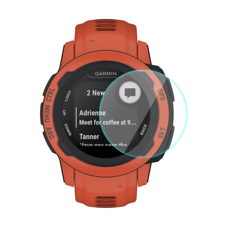 ENKAY 0.2mm 9H Tempered Glass Screen Protector Watch Film For Garmin Instinct 2S, 1 PC, 2 PCS, 5 PCS, 10 PCS