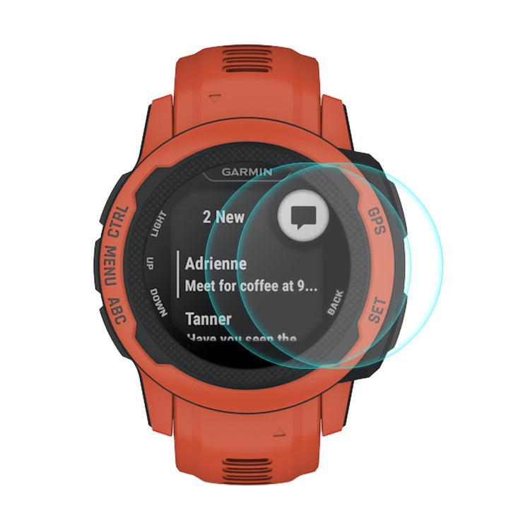 ENKAY 0.2mm 9H Tempered Glass Screen Protector Watch Film For Garmin Instinct 2S, 1 PC, 2 PCS, 5 PCS, 10 PCS