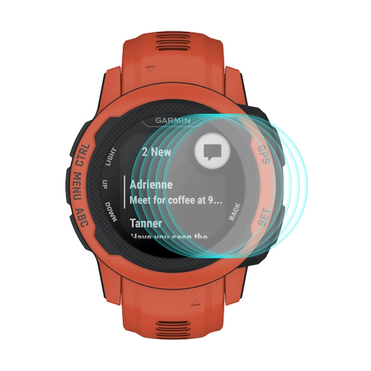 ENKAY 0.2mm 9H Tempered Glass Screen Protector Watch Film For Garmin Instinct 2S, 1 PC, 2 PCS, 5 PCS, 10 PCS