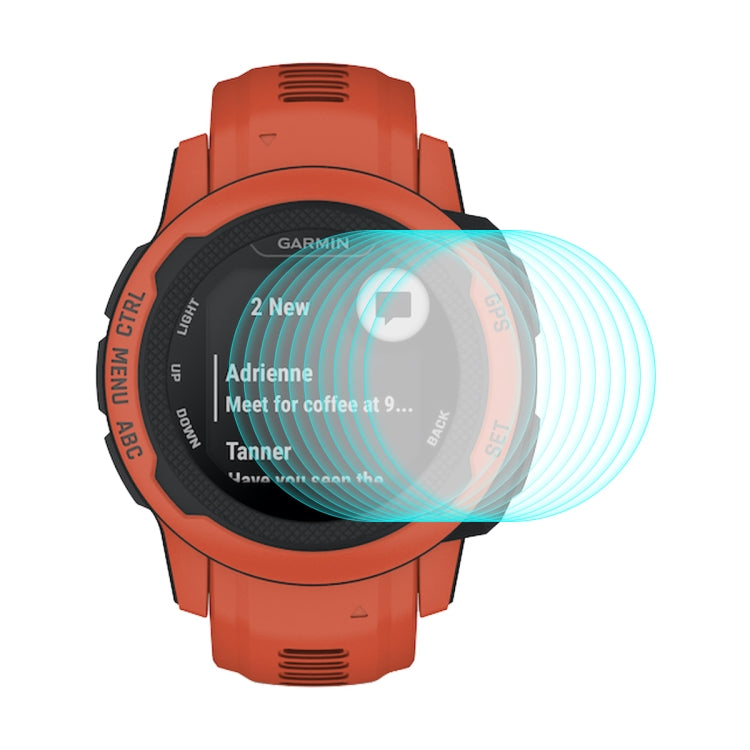 ENKAY 0.2mm 9H Tempered Glass Screen Protector Watch Film For Garmin Instinct 2S, 1 PC, 2 PCS, 5 PCS, 10 PCS