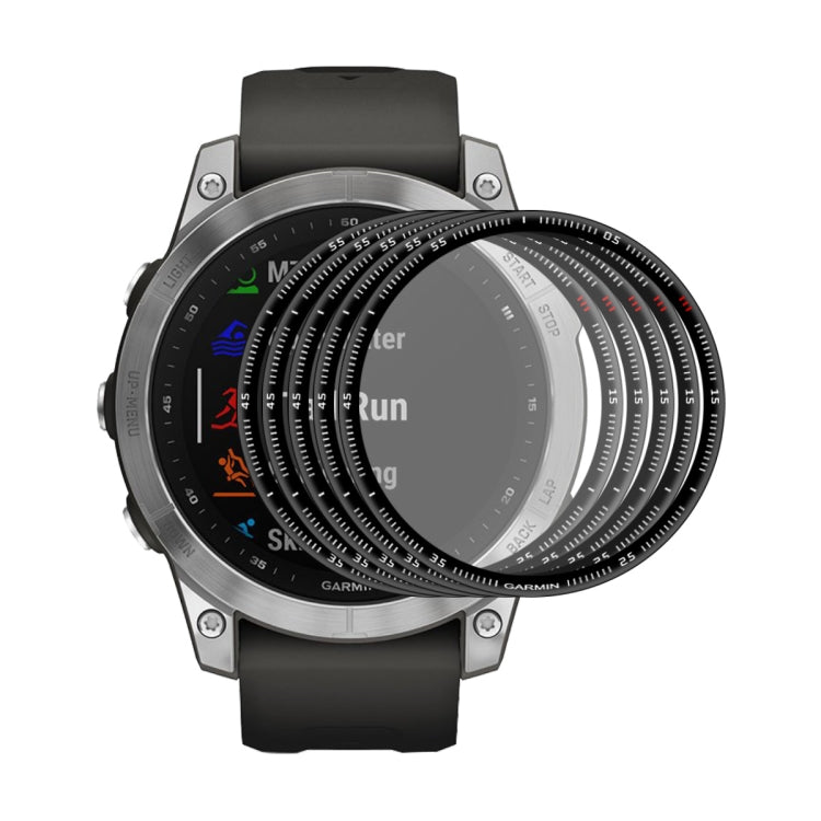ENKAY 3D Full Coverage Soft PC Edge + PMMA HD Screen Protector Film For Garmin Fenix 7, 1 PC, 2 PCS, 5 PCS, 10 PCS
