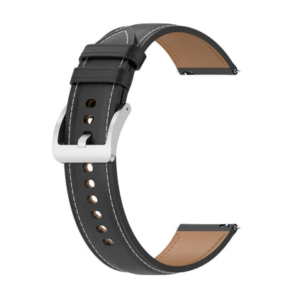 Calf Texture Sewing Thread Watchband, For Huami Amazfit GTR 3 / GTR 3 Pro, For Huami Amazfit GTR 2e / GTR 2
