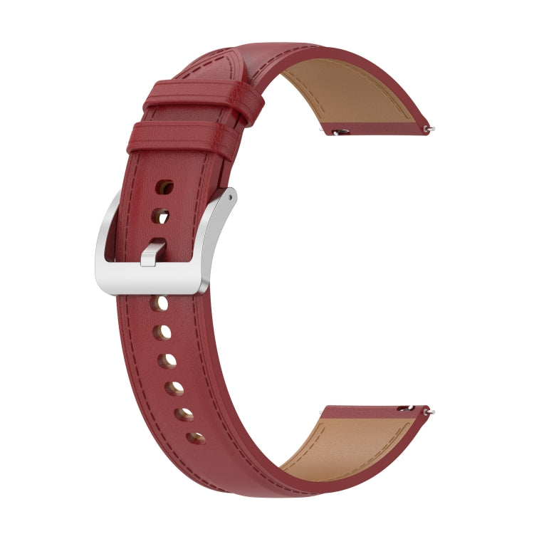 Calf Texture Sewing Thread Watchband, For Huami Amazfit GTR 3 / GTR 3 Pro, For Huami Amazfit GTR 2e / GTR 2