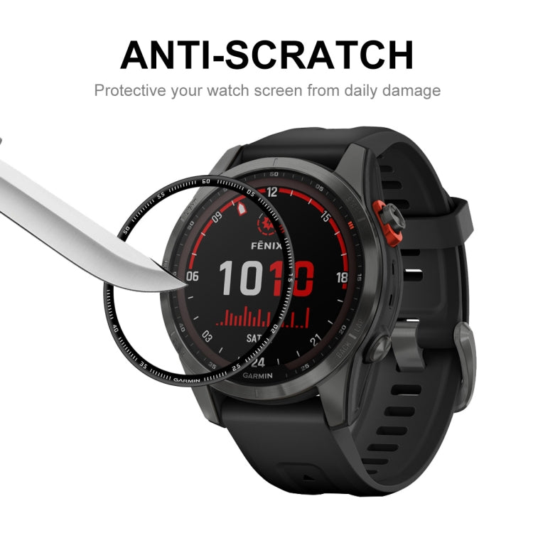 ENKAY 3D Full Coverage Soft PC Edge + PMMA HD Screen Protector Film For Garmin Fenix 7X, 1 PC, 2 PCS, 5 PCS, 10 PCS
