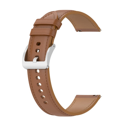 Calf Texture Sewing Thread Watchband, For Huami Amazfit GTS 3 / GTS 2, For Huami Amazfit GTS 2E / GTS 2 mini, For Huami Amazfit GTR 42mm / GTS