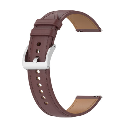 Calf Texture Sewing Thread Watchband, For Huami Amazfit GTS 3 / GTS 2, For Huami Amazfit GTS 2E / GTS 2 mini, For Huami Amazfit GTR 42mm / GTS