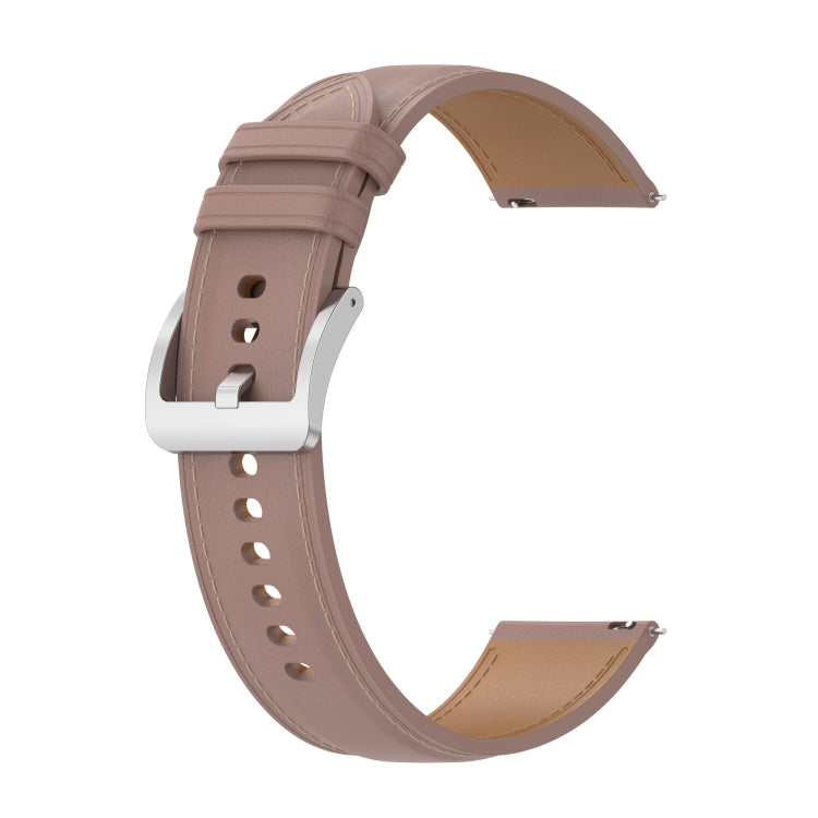Calf Texture Sewing Thread Watchband, For Huami Amazfit GTS 3 / GTS 2, For Huami Amazfit GTS 2E / GTS 2 mini, For Huami Amazfit GTR 42mm / GTS