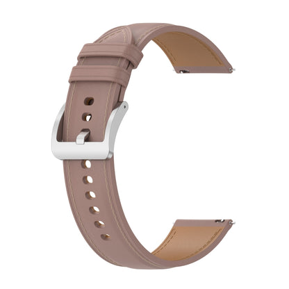 Calf Texture Sewing Thread Watchband, For Huami Amazfit GTS 3 / GTS 2, For Huami Amazfit GTS 2E / GTS 2 mini, For Huami Amazfit GTR 42mm / GTS